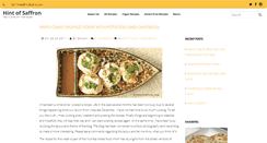 Desktop Screenshot of hintofsaffron.com