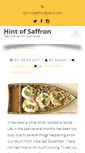Mobile Screenshot of hintofsaffron.com