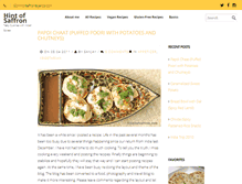 Tablet Screenshot of hintofsaffron.com